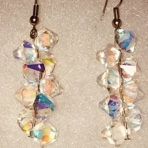Handmade Crystal Drop Earrings